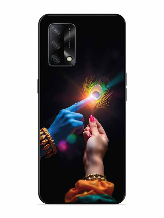 Oppo F19S Radha Krishna touching feather
