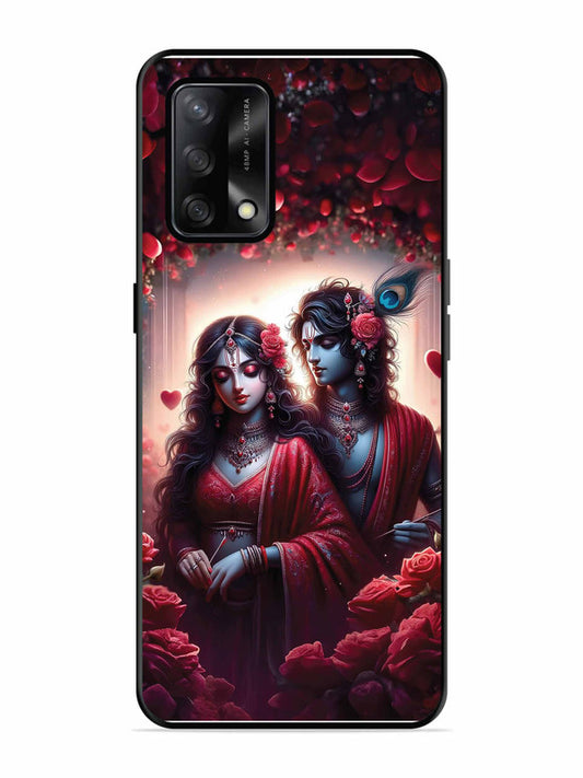 Oppo F19S Couples in Red theme like Radha Krishna