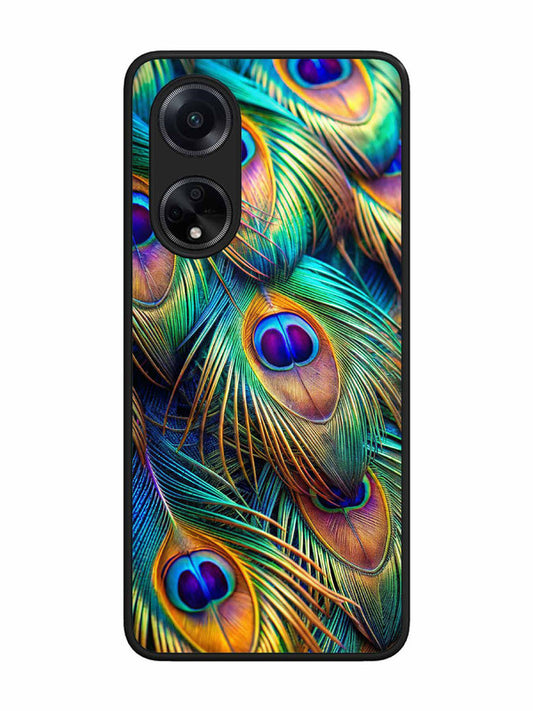 Oppo F23 5G peacock feather