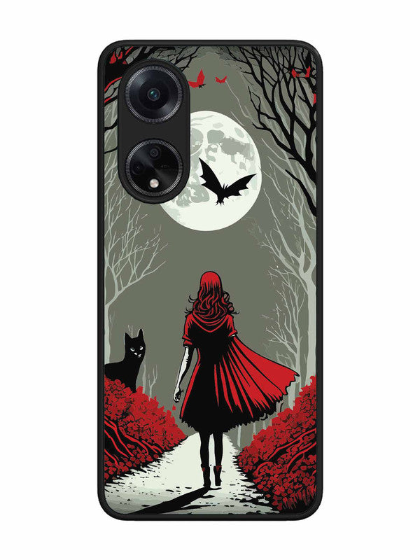 Oppo F23 5G Scarlet Girl in Red Forest