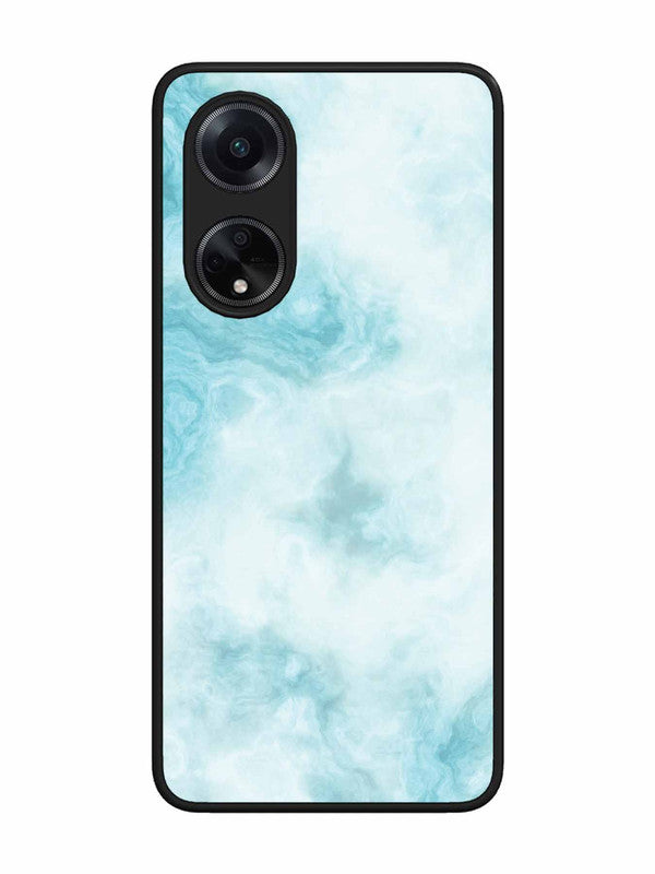 Oppo F23 5G Light Blue with White Ocean Marble
