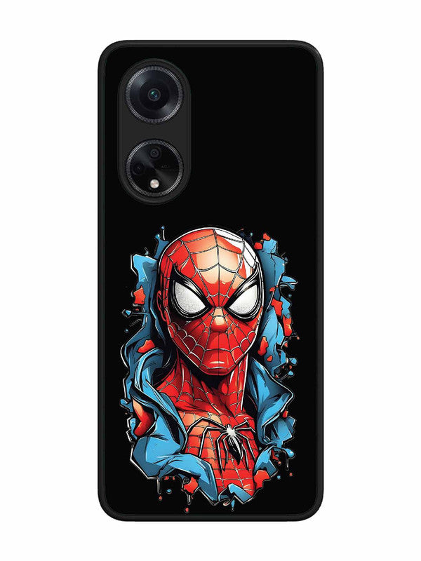 Oppo F23 5G Spider man street art style