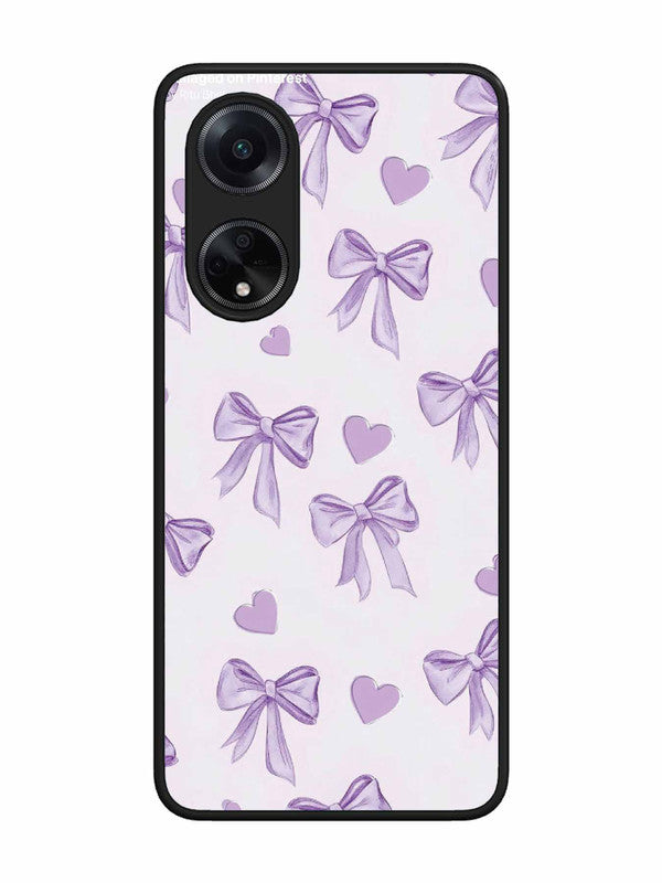 Oppo F23 5G Bow Tie, Purple Hair Band