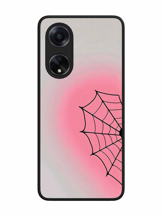 Oppo F23 5G Spider Web Heart for Girl