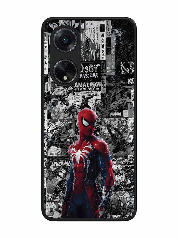 Oppo F23 5G Spiderman Highlighted on News Paper