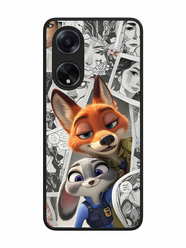 Oppo F23 5G Cute Nick wilde and judy hopps