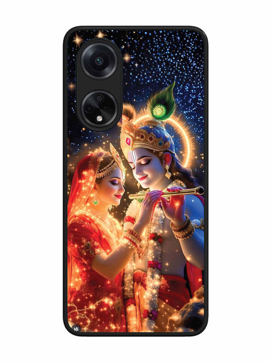 Oppo F23 5G Radha Krishna posing with flute