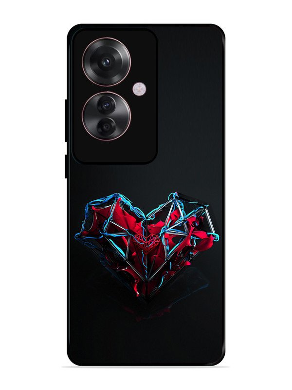 Oppo F25 Pro 5G heart-abstract