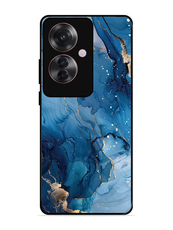 Oppo F25 Pro 5G Oceanic Pattern with Golden Sprinkles