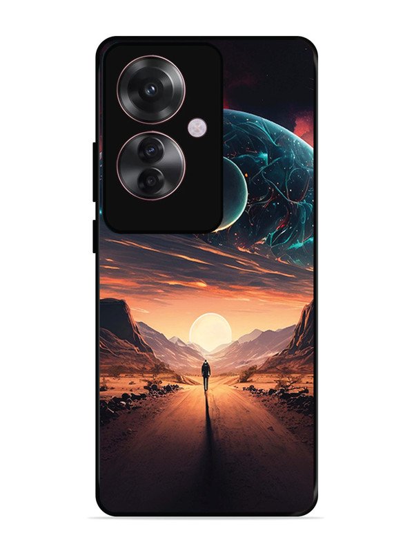 Oppo F25 Pro 5G Sunset with space scene