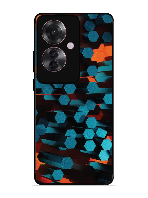 Oppo F25 Pro 5G Hexagon 3D Abstract