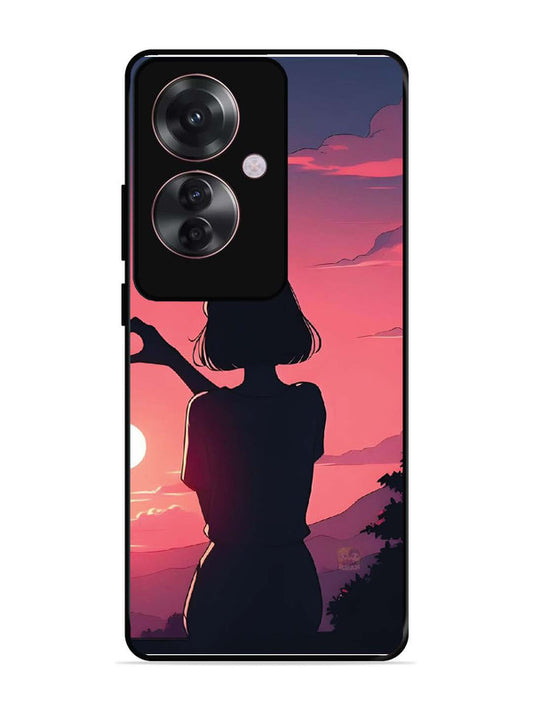 Oppo F25 Pro 5G Love Heart with Hand Girl