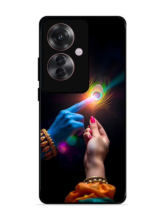 Oppo F25 Pro 5G | 2D Metal | Radha Krishna touching feather | OP-F25P-454