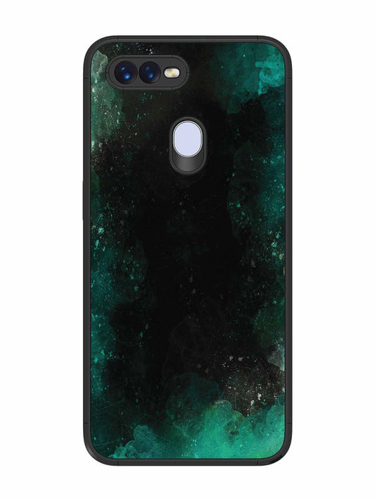 Oppo F9 Dark Black And Green Forest