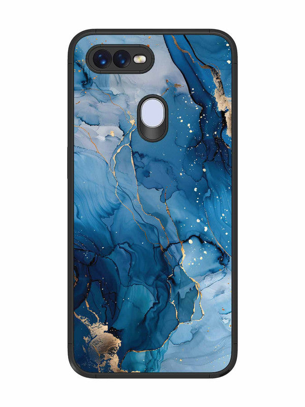 Oppo F9 Oceanic Pattern with Golden Sprinkles