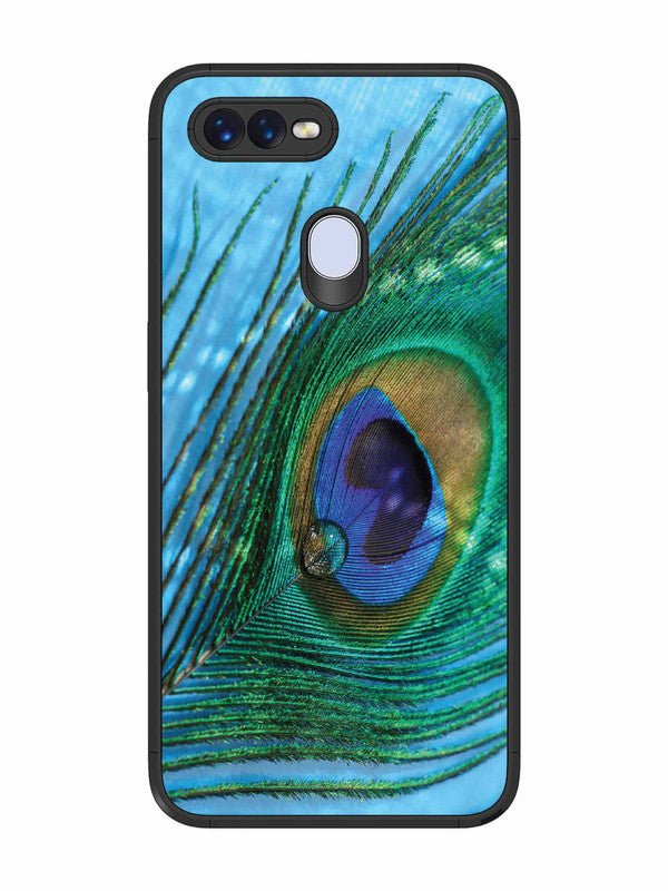 Oppo F9 A drop on Peacock Feather