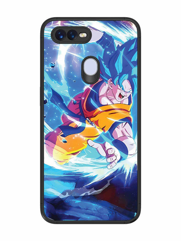 Oppo F9 goku-blue-dragon-ball