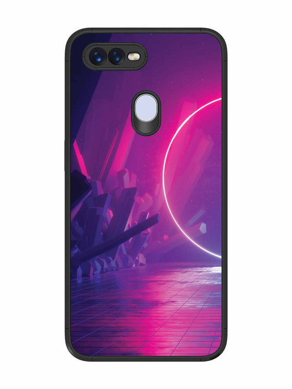 Oppo F9 abstract with Neon Light