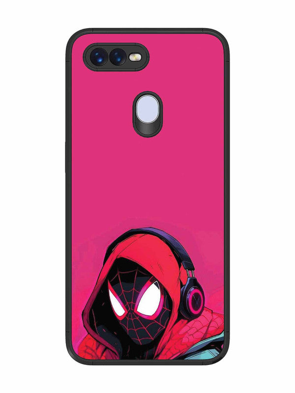 Oppo F9 Spidey Listening Music