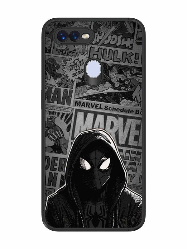 Oppo F9 Black Spidey