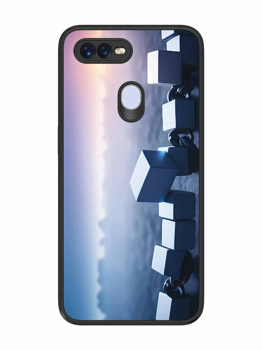 Oppo F9 Minimalist Blockchain Cube Chain