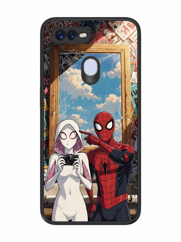 Oppo F9 Spiderman and Spiderwoman