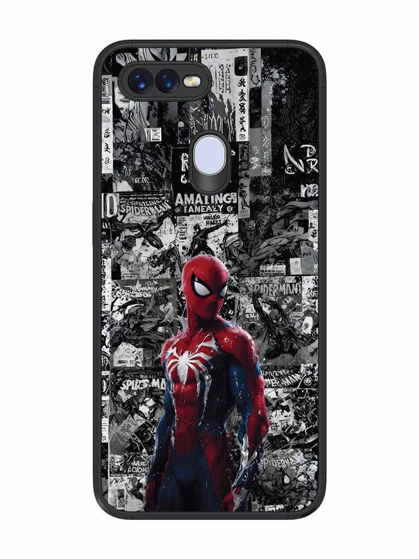 Oppo F9 Spiderman Highlighted on News Paper