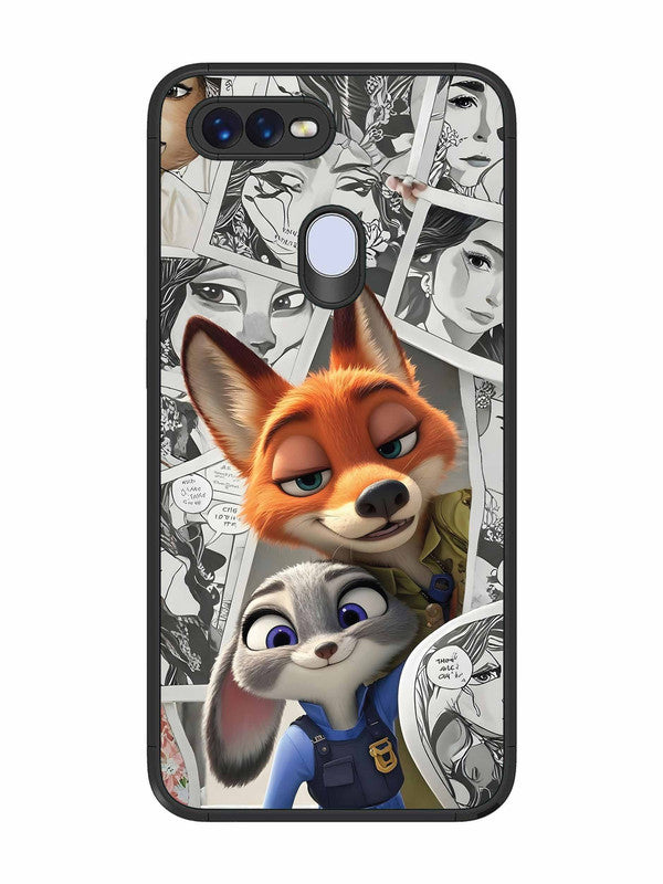 Oppo F9 Cute Nick wilde and judy hopps