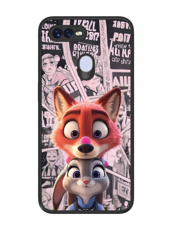Oppo F9 Cute Nick wilde and judy hopps 2
