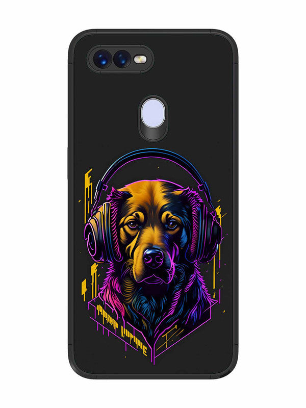 Oppo F9 Pro Music Lover Dog