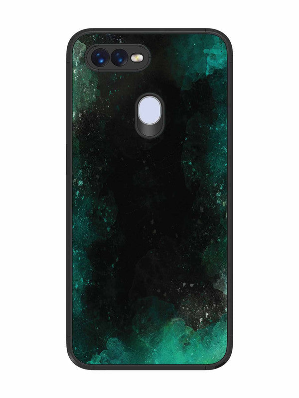 Oppo F9 Pro Dark Black And Green Forest