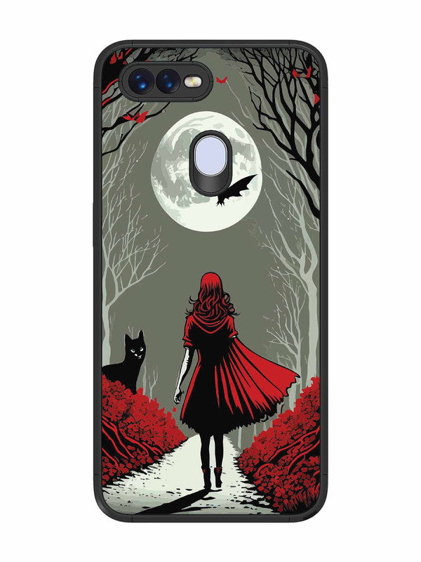 Oppo F9 Pro Scarlet Girl in Red Forest