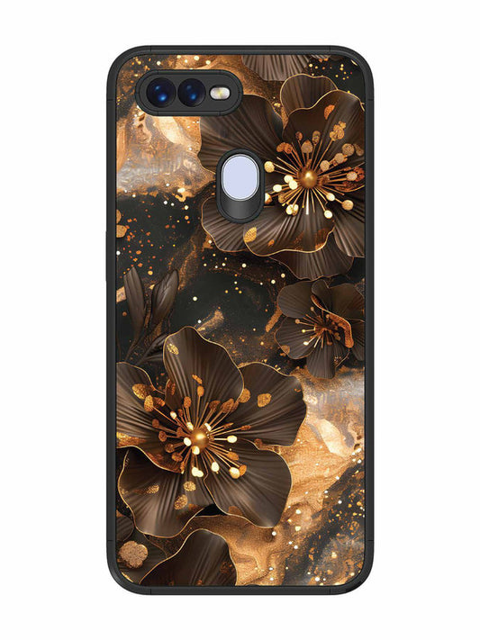 Oppo F9 Pro Golden Flowars