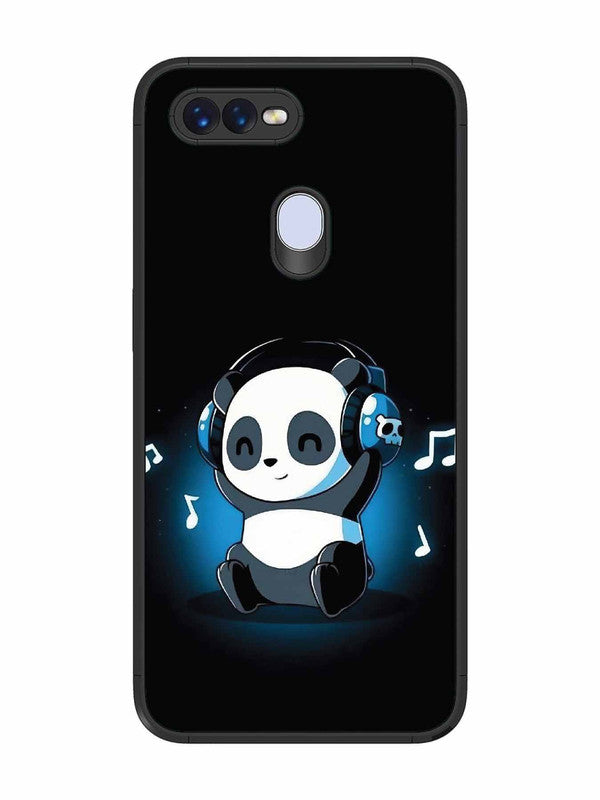 Oppo F9 Pro Panda Listening Music