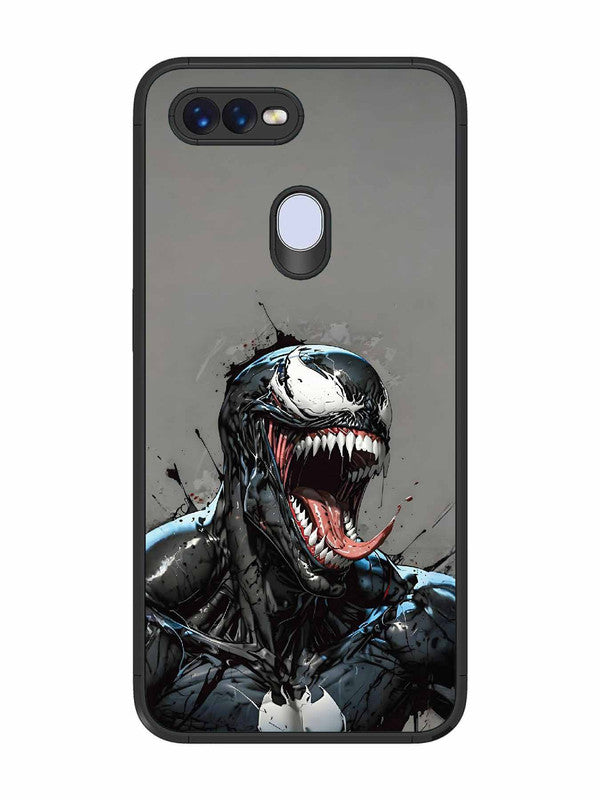 Oppo F9 Pro Venom Symbiote Grin Art