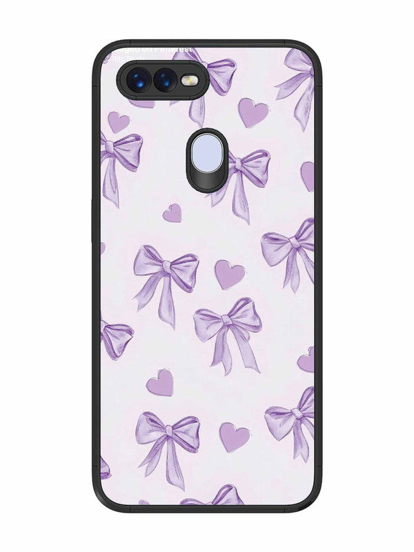 Oppo F9 Pro Bow Tie, Purple Hair Band