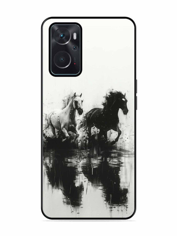 Oppo K10 4G Black & White Horse