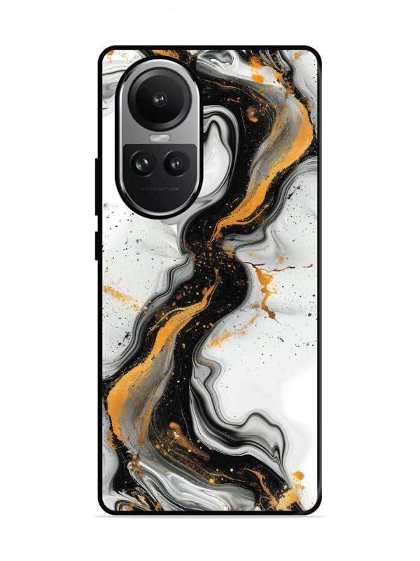 Oppo RENO 10 5G Black And Golden Marble Essence