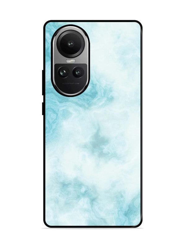 Oppo RENO 10 5G Light Blue with White Ocean Marble