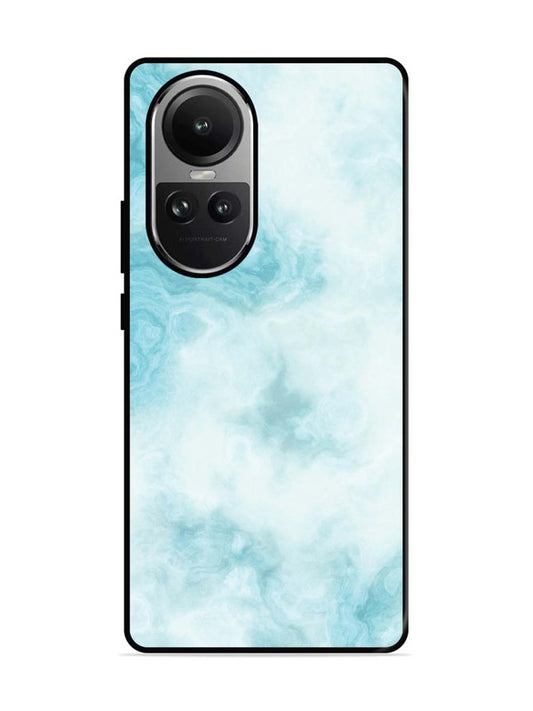 Oppo RENO 10 5G Light Blue with White Ocean Marble