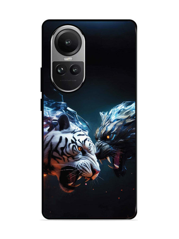 Oppo RENO 10 5G Tiger vs Panther