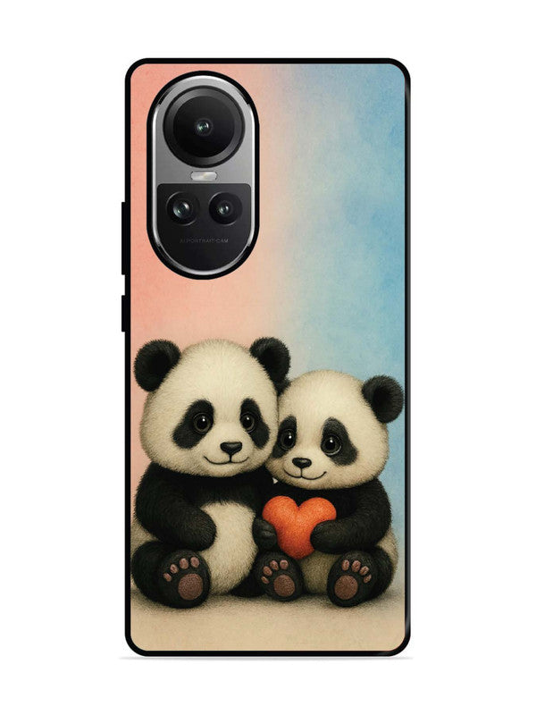 Oppo RENO 10 5G | 2D Metal | Cute Baby Pandas | OPR-10-273