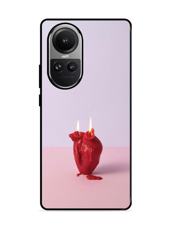 Oppo RENO 10 5G A Lighted Heart Candle