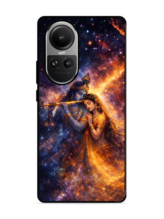 Oppo RENO 10 5G | 2D Metal | Radha Krishna Dancing on Flute | OPR-10-456