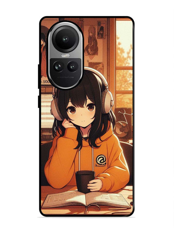 Oppo RENO 10 Pro 5G Cute Girl listening Music