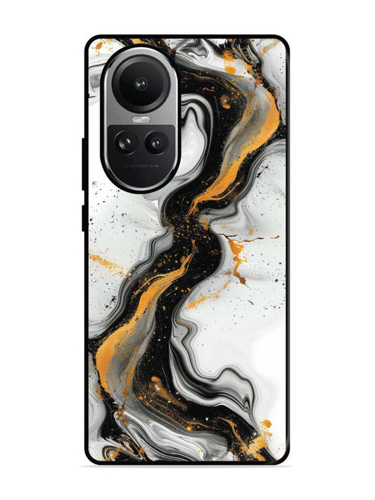 Oppo RENO 10 Pro 5G Black And Golden Marble Essence