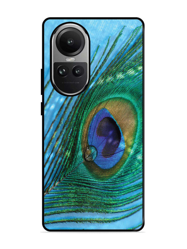 Oppo RENO 10 Pro 5G A drop on Peacock Feather