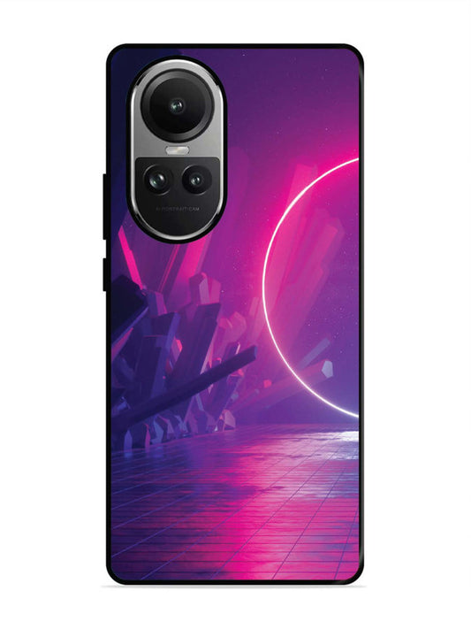 Oppo RENO 10 Pro 5G abstract with Neon Light