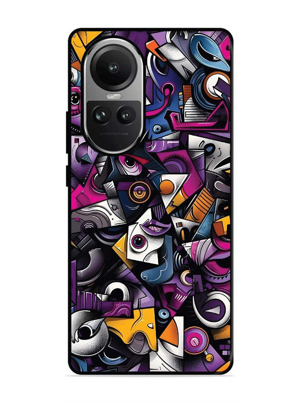 Oppo RENO 10 Pro 5G Abstract Geometric Graffiti Chaos