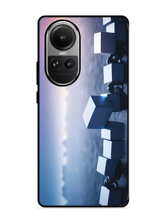 Oppo RENO 10 Pro 5G Minimalist Blockchain Cube Chain
